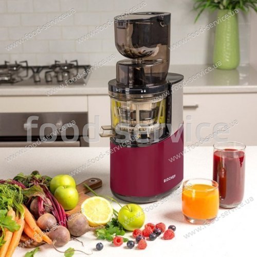 Шнекова соковижималка BioChef Atlas Whole Slow Juicer Red